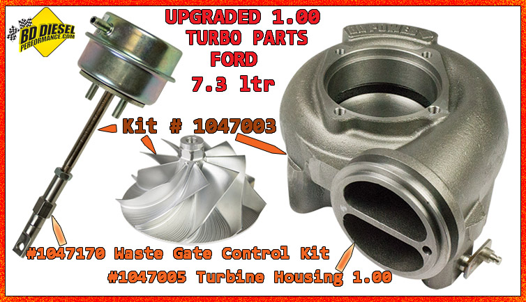 thumbnail image 2 of Ford 7.3L Powerstroke TP38 Turbo Upgrade Rebuild Kit With 66/88mm Billet Wheel 2 of 5