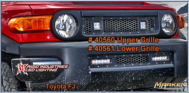 Rigid Industries Grilles For Led Lighting 40566 40566 40556