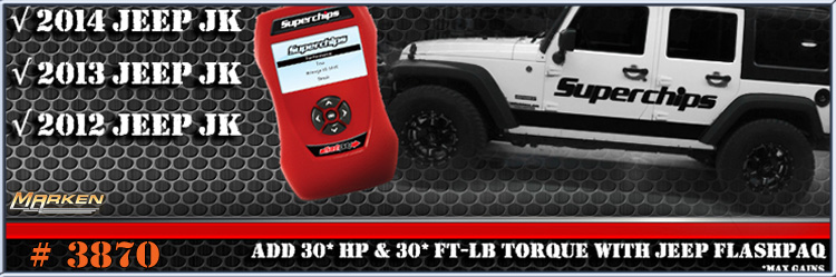 Superchips 3870 Flashpaq for Jeep  ltr,  ltr