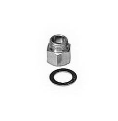 thumbnail image 2 of Edelbrock 1497 Carburetor Inlet Fitting - Brass Fuel Bowl Fitting For Performer/Thunder AVS Series 2 of 9