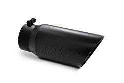 MBRP Exhaust - Dual Wall Angled Exhaust Tip - MBRP Exhaust T5053BLK UPC: 882963107558 - Image 1