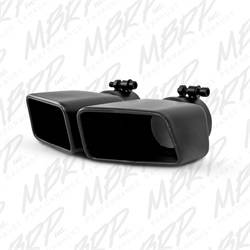 MBRP Exhaust - Angled Rectangle Exhaust Tip - MBRP Exhaust T5120BLK UPC: 882963118905 - Image 1