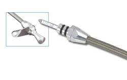 Lokar - Hi-Tech Flexible Braided Stainless Transmission Dipstick - Lokar TD-30C4TM UPC: 815470005666 - Image 1