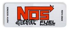 NOS - Cheater Fuel Solenoid Label - NOS 16945NOS UPC: 090127681619 - Image 1