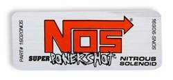 NOS - Super Powershot Nitrous Solenoid Label - NOS 16942NOS UPC: 090127681589 - Image 1