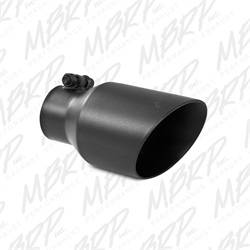 MBRP Exhaust - Dual Wall Angled Exhaust Tip - MBRP Exhaust T5123BLK UPC: 882963118929 - Image 1