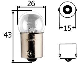 Hella - G8 Incandescent Bulb - Hella H83035021 UPC: 760687781844 - Image 1