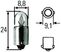 Hella - T2.75 Incandescent Bulb - Hella H83050011 UPC: 760687782209 - Image 1