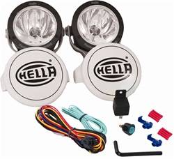 Hella - HELLA Rallye 4000x Series Halogen Driving Lamp Kit - Hella 010186911 UPC: 760687127901 - Image 1