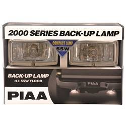 PIAA - 2000 Series Flood Back Up Lamp Kit - PIAA 02040 UPC: 722935020402 - Image 1