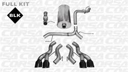 Corsa Performance - Sport Cat-Back Exhaust System - Corsa Performance 14887BLK UPC: 847466010576 - Image 1
