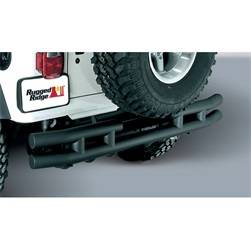 Rugged Ridge - Rear Tube Bumper - Rugged Ridge 11571.03 UPC: 804314116958 - Image 1