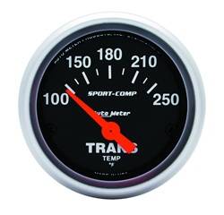 Auto Meter - Sport-Comp Electric Transmission Temperature Gauge - Auto Meter 3357 UPC: 046074033575 - Image 1