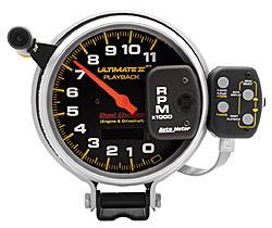 Auto Meter - Ultimate II Playback Tachometer - Auto Meter 6883 UPC: 046074068836 - Image 1
