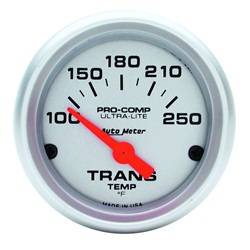 Auto Meter - Ultra-Lite Electric Transmission Temperature Gauge - Auto Meter 4357 UPC: 046074043574 - Image 1