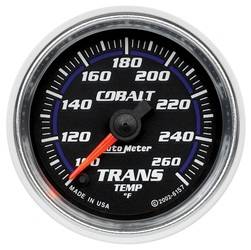 Auto Meter - Cobalt Electric Transmission Temperature Gauge - Auto Meter 6157 UPC: 046074061578 - Image 1