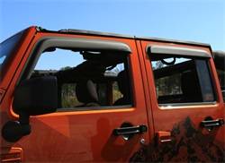 Rugged Ridge - Window Visor - Rugged Ridge 11349.12 UPC: 804314253431 - Image 1