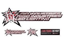 Rigid Industries - Limited Edition Decal Pack - Rigid Industries 82214 UPC: 849774007408 - Image 1