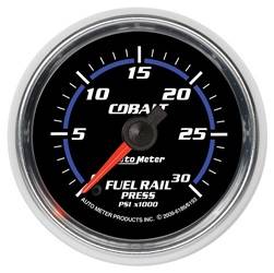 Auto Meter - Cobalt Fuel Rail Pressure Gauge - Auto Meter 6193 UPC: 046074061936 - Image 1