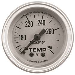 Auto Meter - Autogage Oil Temperature Gauge - Auto Meter 2335 UPC: 046074023354 - Image 1