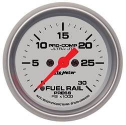 Auto Meter - Ultra-Lite Fuel Rail Pressure Gauge - Auto Meter 4393 UPC: 046074043932 - Image 1