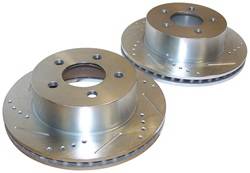 Crown Automotive - Drilled And Slotted Rotor Set - Crown Automotive 5016434DS UPC: 849603001614 - Image 1