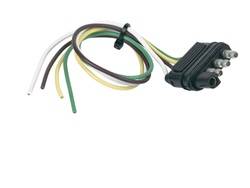 Hopkins Towing Solution - 4-Wire Flat Connector Vehicle To Trailer Wiring Connector - Hopkins Towing Solution 48115B UPC: - Image 1