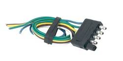 Hopkins Towing Solution - 5-Wire Flat Connector Vehicle To Trailer Connector - Hopkins Towing Solution 47915B UPC: 079976119153 - Image 1