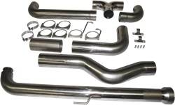 MBRP Exhaust - Smokers XP Series Down Pipe Back Stack Exhaust System - MBRP Exhaust S8008409 UPC: 882963110831 - Image 1