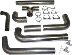 MBRP Exhaust - Smokers XP Series Turbo Back Stack Exhaust System - MBRP Exhaust S8212409 UPC: 882963110473 - Image 1