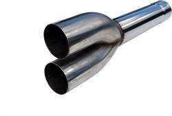 MBRP Exhaust - XP Series Dual System Muffler Delete Pipe - MBRP Exhaust MDDS927 UPC: 882963101136 - Image 1