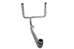 MBRP Exhaust - Smokers Installer Series Down Pipe Back Stack Exhaust System - MBRP Exhaust S9000AL UPC: 882963108456 - Image 1