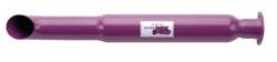 Flowtech - Purple Hornies 3-Hole Header Turndown Muffler - Flowtech 50231FLT UPC: 787480502315 - Image 1