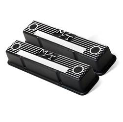 Holley Performance - M/T Retro Aluminum Valve Covers - Holley Performance 241-83 UPC: 090127669853 - Image 1