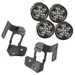 Rugged Ridge - A-Pillar Light Kit - Rugged Ridge 11232.34 UPC: 804314270810 - Image 1