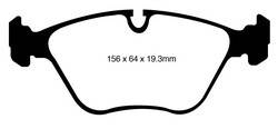 EBC Brakes - EBC 6000 Series Greenstuff Truck/SUV Brakes Disc Pads - EBC Brakes DP61994 UPC: 840655033028 - Image 1