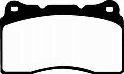 EBC Brakes - EBC Redstuff Ceramic Low Dust Brake Pads - EBC Brakes DP31210C UPC: 840655014676 - Image 1