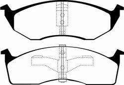 EBC Brakes - EBC 7000 Series Greenstuff SUV Supreme Compound Disc Pads - EBC Brakes DP71065 UPC: 840655020578 - Image 1