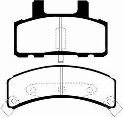 EBC Brakes - EBC 7000 Series Greenstuff SUV Supreme Compound Disc Pads - EBC Brakes DP71273 UPC: 840655020202 - Image 1