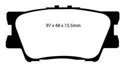 EBC Brakes - EBC 6000 Series Greenstuff Truck/SUV Brakes Disc Pads - EBC Brakes DP61793 UPC: 840655032335 - Image 1