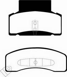 EBC Brakes - EBC 7000 Series Greenstuff SUV Supreme Compound Disc Pads - EBC Brakes DP71268 UPC: 840655028208 - Image 1