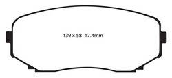 EBC Brakes - EBC Redstuff Ceramic Low Dust Brake Pads - EBC Brakes DP31794C UPC: 840655032175 - Image 1