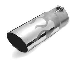 Gibson Performance - Polished Stainless Steel Exhaust Tip - Gibson Performance 500338 UPC: 677418007473 - Image 1