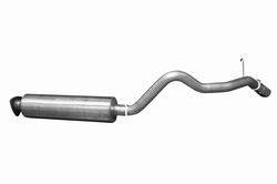 Gibson Performance - Cat Back Single Straight Rear Exhaust - Gibson Performance 614510 UPC: 677418001280 - Image 1