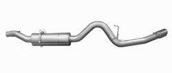 Gibson Performance - Diesel Performance Exhaust Single Side - Gibson Performance 616512 UPC: 677418010138 - Image 1