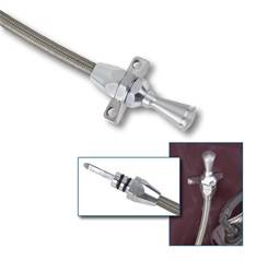 Lokar - Hi-Tech Flexible Braided Stainless Transmission Dipstick - Lokar TD-345RFEFM48 UPC: 847087012928 - Image 1