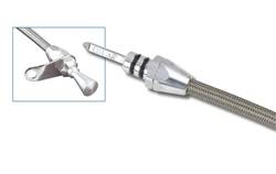 Lokar - Hi-Tech Flexible Braided Stainless Transmission Dipstick - Lokar TD-3200RTM UPC: 815470005574 - Image 1