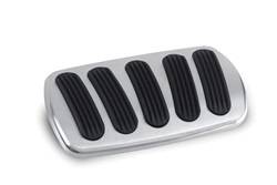 Lokar - Billet Aluminum Curved XL Non-Power Brake Pedal Pad - Lokar BAG-6138 UPC: 847087009386 - Image 1