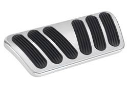 Lokar - Billet Aluminum Curved Automatic Brake Pedal Pad - Lokar BAG-6175 UPC: 847087018142 - Image 1
