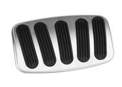 Lokar - Billet Aluminum Curved XL Non-Power Brake Pedal Pad - Lokar BAG-6186 UPC: 847087023177 - Image 1